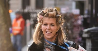 Kate Garraway oozes confidence as she rocks up to work with rollers in her hair