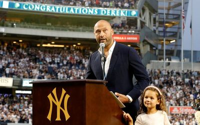 Derek Jeter reveals he bribed his daughters with ice cream to sit through baseball game