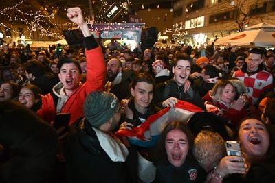 Croatian fans go wild as team knocks out World Cup favourites Brazil