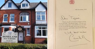 Trafford nursery gets a letter from the Royal family