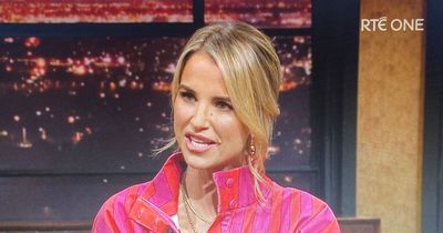 Vogue Williams tells Late Late Show viewers her 'own values' made her turn down invite to Qatar World Cup