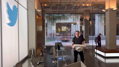 Elon Musk puts Twitter's coffee machines, office chairs and sculptures on the auction block