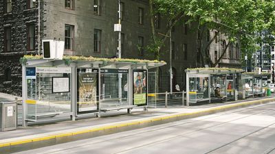 Melbourne tram stop roof gardens planned to increase CBD greenery