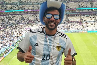 Argentina’s non-Argentinian World Cup fans out in force in Qatar