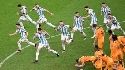 World Cup 2022: The 12 photos that sum up the madness from Argentina v Netherlands in Qatar