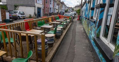 Fury as Bristol council begins process to turn outdoor dining space back to parking bays