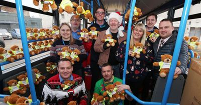Big hearted Ayrshire bus firm goes the extra mile and unveils the Teddy Bear Express for children this Christmas