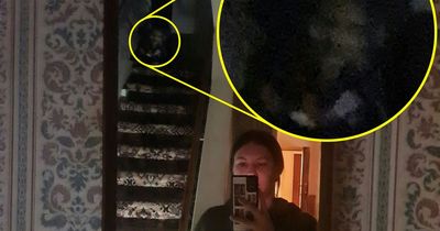 Ghost monk photobombs mum's selfie inside one of UK's spookiest homes