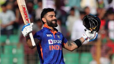 Virat Kohli slams 72nd international ton, surpasses Ricky Ponting to go second behind Sachin Tendulkar