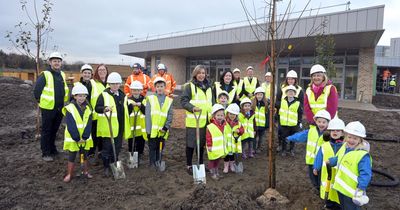 North Lanarkshire school pupils take part in tree planting ceremony ahead of move to shared campus