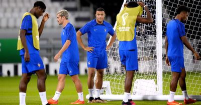 France training routine shows exactly where they fear England could hurt them in World Cup