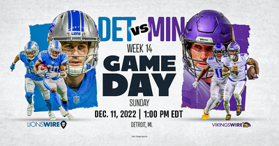 Vikings vs. Lions Week 14: How to watch, stream & listen