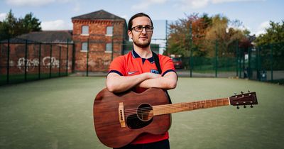 The Greater Manchester barber trying to score a Christmas number one for England