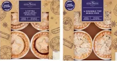 Asda recalls mince pies over fears they may contain pieces of plastic