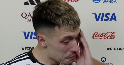 Lisandro Martinez breaks down in tears in interview as Argentina make World Cup semi-final