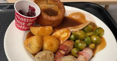 This is the best Christmas dinner you can get in a supermarket cafe