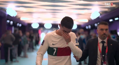 Cristiano Ronaldo sheds tears as his likely final quest for a World Cup falls short