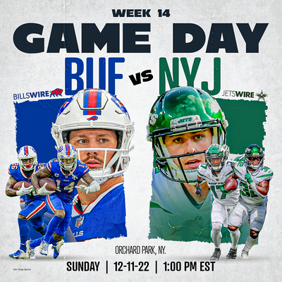 Jets vs. Bills game and viewing information for Week 14