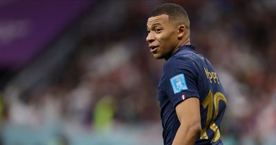 Kylian Mbappe's ruthless reaction to Harry Kane's England penalty miss