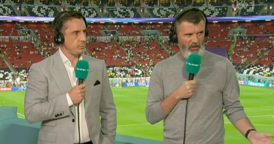 Gary Neville slams 'absolute joke' referee following England's World Cup defeat to France