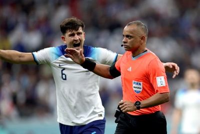 Harry Maguire and Jude Bellingham hit out at refereeing decisions in England’s defeat to France