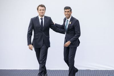 Macron thanks Sunak for France support after PM keeps pre-match promise