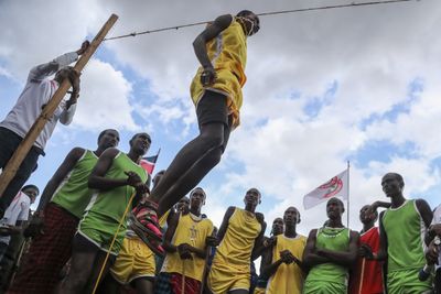 At Kenya’s Maasai Olympics, warriors swap lion hunt for high jump