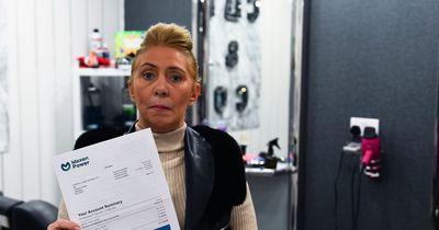 Scots hairdresser slapped with shock £72k energy bill feared losing home and business