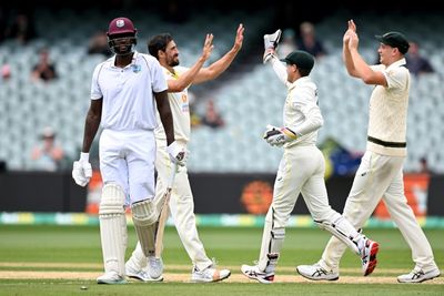 West Indies out for 77 as dominant Australia win 2nd Test