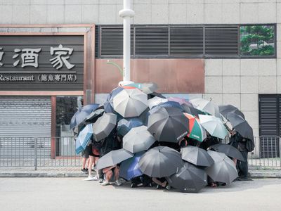 The big picture: umbrellas shielding democracy in Hong Kong