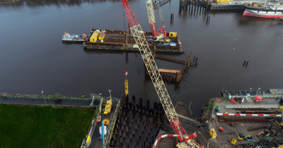 Work on Govan to Partick bridge hits first 'significant milestone'