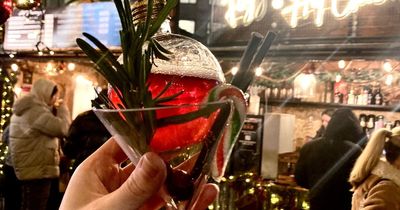 Cool and quirky cocktails at Manchester Christmas Markets - including one served in a bauble