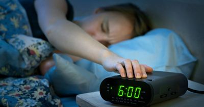 Hitting 'snooze' in the morning means you could have chronic condition