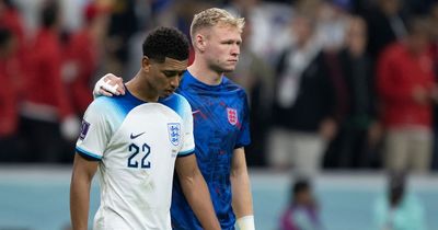 Arsenal fans spotted what Aaron Ramsdale did to Jude Bellingham after England World Cup exit