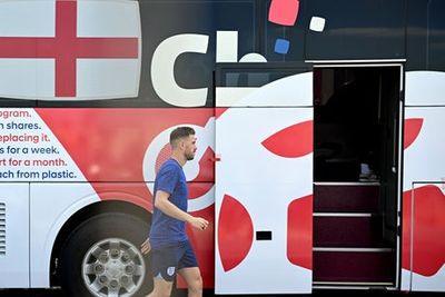 In pictures: England begin journey home from Qatar after World Cup exit at the hands of France