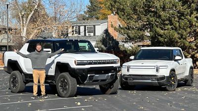 Rivian R1T Owners Spends Weeks With GMC Hummer EV For Comparison