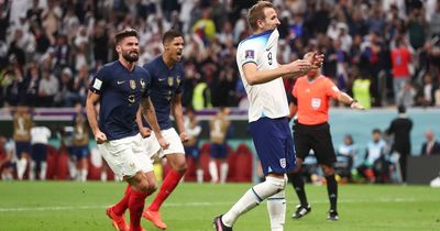 New footage shows what Olivier Giroud did to Harry Kane after England World Cup penalty miss