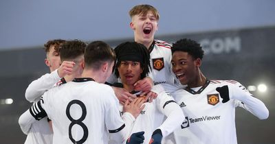 Manchester United U18s beat Crystal Palace U18s 3-1 to reach FA Youth Cup fourth round