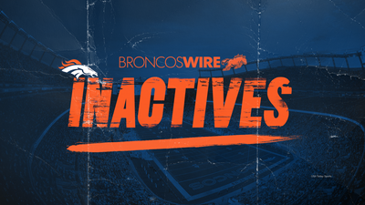 Broncos inactives: Sutton, Risner won’t play vs. Chiefs