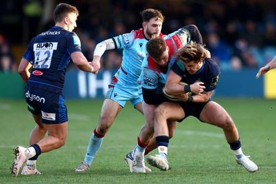 Huw Jones praises young guns for nerveless display in victory at Bath