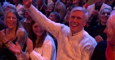 BBC Strictly Come Dancing's Claudia stunned and viewers baffled as they spot Manchester legend Bez in the audience - and think he's someone else