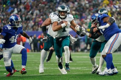 Philadelphia Eagles clinch play-off place with big win over New York Giants