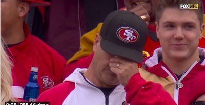 Fox cameras caught Brock Purdy’s dad getting emotional after one of his son’s TDs in first NFL start