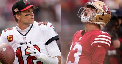 Brock Purdy outshines Tom Brady in first NFL start while tearful dad watches on