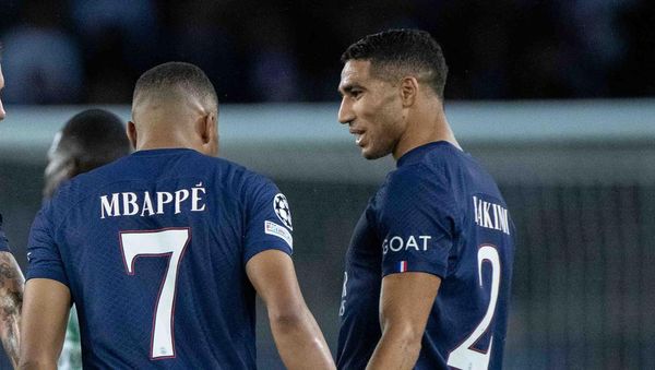 PSG stars Mbappe and Hakimi set for epic World Cup 'duel'