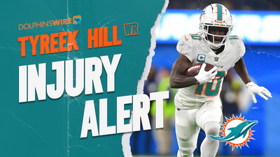 Dolphins WR Tyreek Hill questionable to return with ankle injury