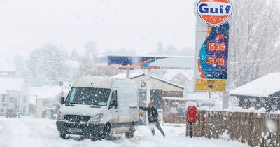 Snow radar: Everywhere it's snowing in the UK right now as wintry blast blankets Britain