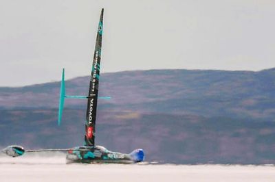 Wind-powered land speed record smashed