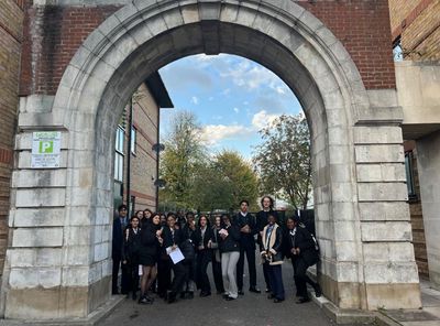 Young people help to restore arch and local pride in east London borough