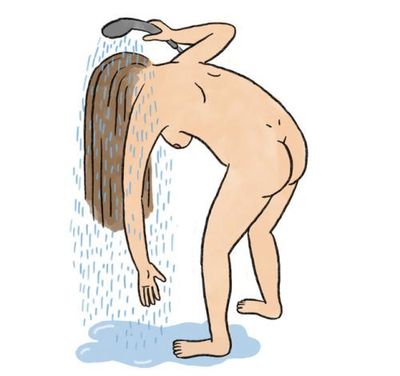 Can washing your hair upside down give it more volume?